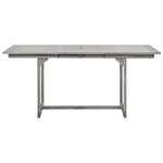 vidaXL Table à dîner de jardin (120-170)x80x75 cm Bois d'acacia massif