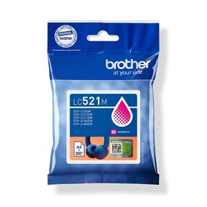 Cartouche d'encre magenta d'origine Brother LC521M - LC521M