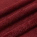 vidaXL Couvertures à jeter 6 Pièces Rouge Bordeaux 240 x 270 cm Toison