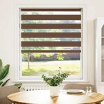 vidaXL Store zèbre marron 105x150cm largeur du tissu 100 9cm polyester