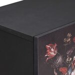 vidaXL Armoires de rangement avec porte Multicolore 90 x 33 5 x 75 cm