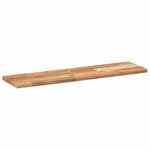 vidaXL Étagères flottantes 4 Pièces 100x20x2 cm acacia massif à l'huile