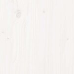 vidaXL Tête de lit blanc 180 cm bois massif de pin