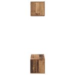vidaXL Ensemble meuble TV 2 Pièces Bois ancien 80 x 30 x 30 cm
