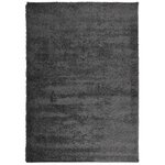 vidaXL Tapis shaggy PAMPLONA poils longs moderne anthracite 160x230 cm