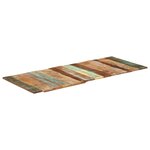 vidaXL Dessus de table rectangulaire 60x140 cm 15-16 mm Bois récupéré