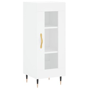 vidaXL Buffet blanc 34 5x34x90 cm bois d'ingénierie