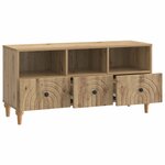 vidaXL Meuble TV 102 x 34 5 x 50 cm Chêne Artisanal Bois d’ingénierie