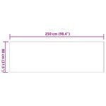 vidaXL Tapis en Fourrure Synthétique de Lapin Olite Gris 80 x 250 cm