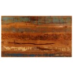 vidaXL Table basse et étagère 100x60x35 cm Bois de récupération solide