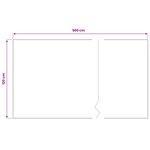 vidaXL Tapis de sol Noir 1 2 x 2 m Caoutchouc