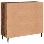 vidaXL Buffet Marron 90 x 34 x 80 cm Bois d'ingénierie