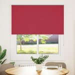 vidaXL Store enrouleur occultant rouge largeur du tissu 126 6 cm