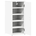 vidaXL Armoire à chaussures Blanc 32x35x70 cm Bois d’ingénierie