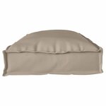 vidaXL Coussin pour banc de palette Taupe 100 x 40 x 8 cm Tissu Oxford
