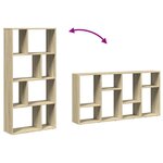 vidaXL Bibliothèque chêne sonoma 60x20x120 5 cm bois d'ingénierie