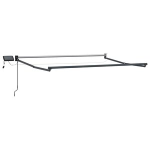 vidaXL Cadre de store rétractable électrique Anthracite 3 5 x 2 m