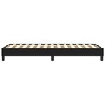 vidaXL Cadre de lit noir 100x200 cm similicuir