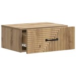 vidaXL Cabinet de chevet mural Chêne artisanal 49 x 34 5 x 20 cm
