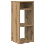 vidaXL Bibliothèque chêne artisanal 34x31x80 cm bois d'ingénierie
