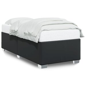 vidaXL Cadre de lit sans matelas noir 90x200 cm similicuir