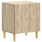 vidaXL Table de chevet 2 Pièces Chêne Sonoma 43 x 34 5 x 50 cm