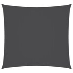 vidaXL Parasol en tissu oxford carré 4x4 m anthracite