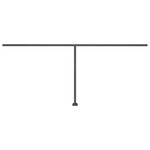 vidaXL Auvent automatique sur pied 600x300 cm Anthracite