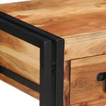 vidaXL Cabinet de chevet Marron 40 x 35 x 50 cm Bois d'acacia massif