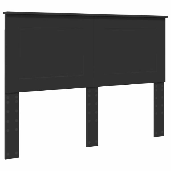 vidaXL Tête de lit Chêne noir 150 cm Bois d'ingénierie