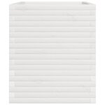 vidaXL Jardinière blanc 110x60x72 cm bois de pin massif