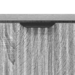 vidaXL Table basse Sonoma gris 90 x 49 x 46 cm Bois d'ingénierie