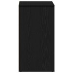 vidaXL Cabinet de Cosmétiques avec tiroir Chêne noir 80 x 40 x 75 cm