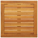 vidaXL Ensemble de bistro 3 Pièces beige résine tressée et bois d'acacia