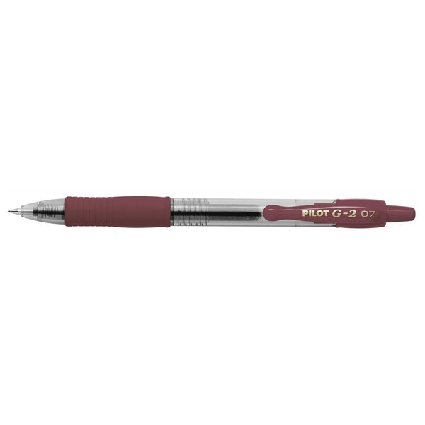 Stylo Roller G2 à encre gel et pointe rétractable de 0 7 mm caramel PILOT