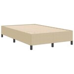 vidaXL Cadre de lit Vert gris 120 x 190 cm Tissu en velours côtelé