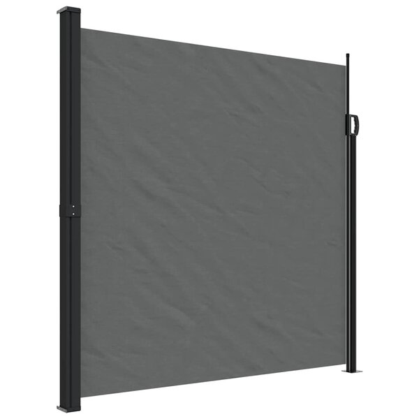 vidaXL Auvent latéral rétractable anthracite 200x600 cm