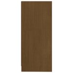 vidaXL Armoire d'appoint Marron miel 35 5x33 5x76cm Bois de pin massif