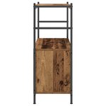 Bibliothèque vidaXL Chêne Fumé 80x30x78 5 cm Bois Ingénierie