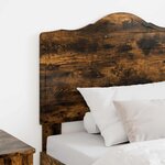 vidaXL Tête de lit Chêne fumé 100 cm Bois d'ingénierie