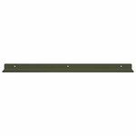 vidaXL Étagère flottante 2 pc Vert olive 60 x 8 5 x 2 5 cm Acier