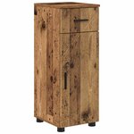 vidaXL Ensemble de mobilier de salle de bain 4 Pièces Bois ancien