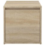 VidaXL Tiroir boîte Chêne sonoma 40 5x40x40 cm Bois d'ingénierie