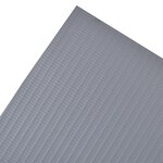 vidaXL Écran d'intimité de jardin PVC 70 x 0 19 m Gris clair