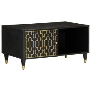 vidaXL Table basse 80x50x40 cm bois de manguier massif