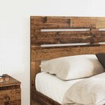 vidaXL Tête de lit Bois Ancien 140 cm Bois d'ingénierie
