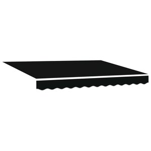 vidaXL Auvent Rétractable Noir 300 x 250 cm Polyester et Acier