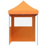 vidaXL Tente de fête 200 x 200 x 306 cm Orange Tissu Oxford