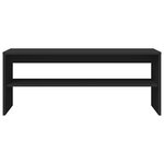 vidaXL Meuble TV Noir 100 x 40 x 40 cm Aggloméré