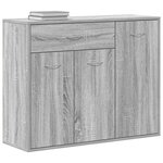 vidaXL Buffet Sonoma gris 88x30x70 cm Bois d'ingénierie